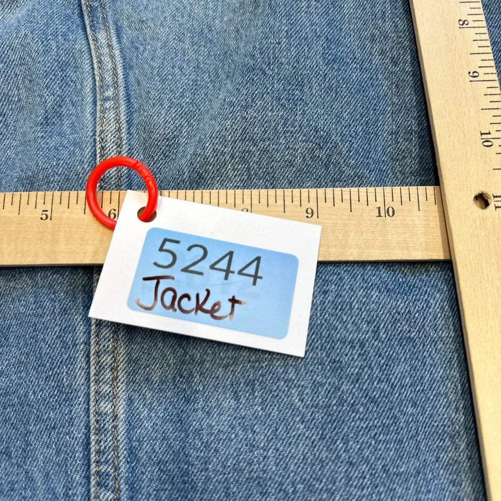 Levis‎ Sherpa Lined Denim Trucker Jacket Mens Medium Western Rancher Americana
